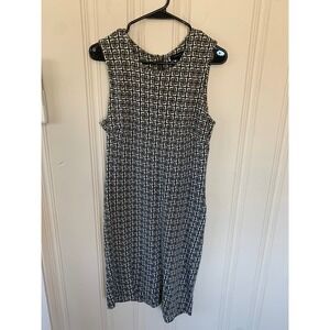 Banana Republic Geometric Print Sleeveless Dress‎ Women's Size 4